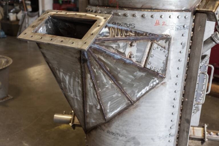 Stainless steel polishing work by Kosmo Engineering