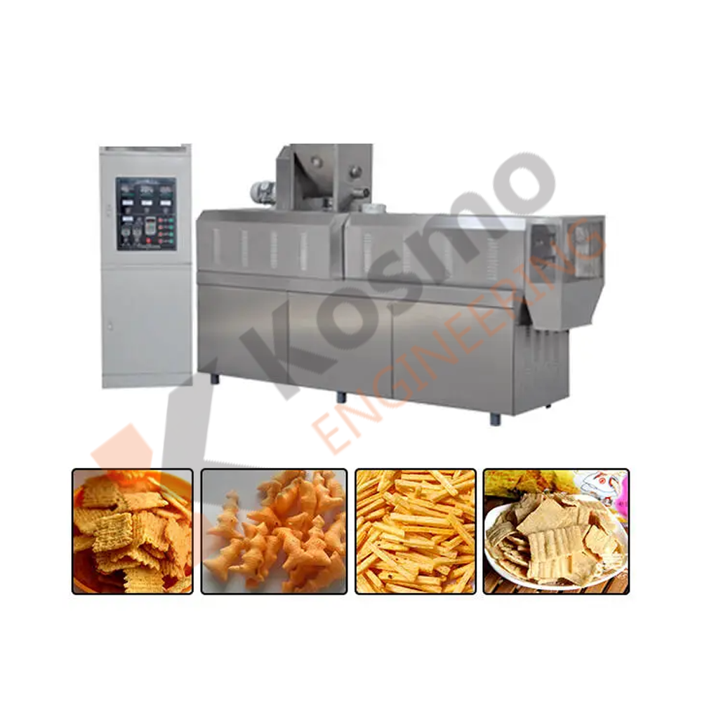 Bugle Snack Production Line – Automatic Fried Bugle Chips Making Machine